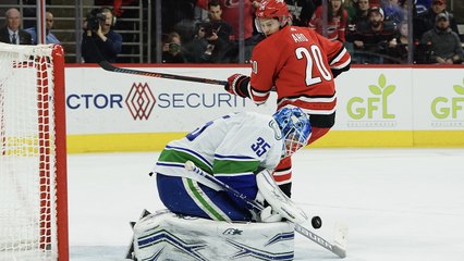 Hurricanes, Canucks settle game in a shootout