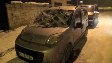 Soğuk hava sürücülere gece nöbeti tutturdu