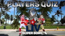 Super Bowl players quizzed on their team-mates