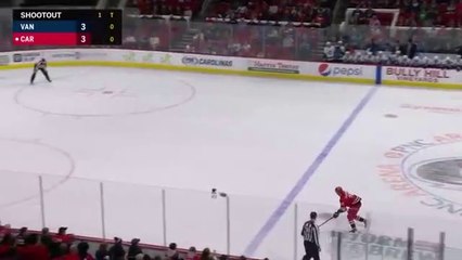 Canucks & Hurricanes settled in a shootout