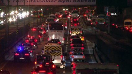Tatil bitti, İstanbul'da trafik başladı