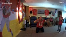 Lifelong family of Chiefs fans go CRAZY as team captures first Super Bowl in 50 years