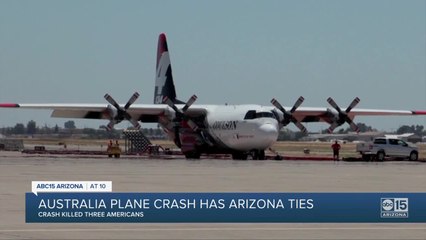 Fatal air tanker crash while battling wildfires in Australia had Arizona ties