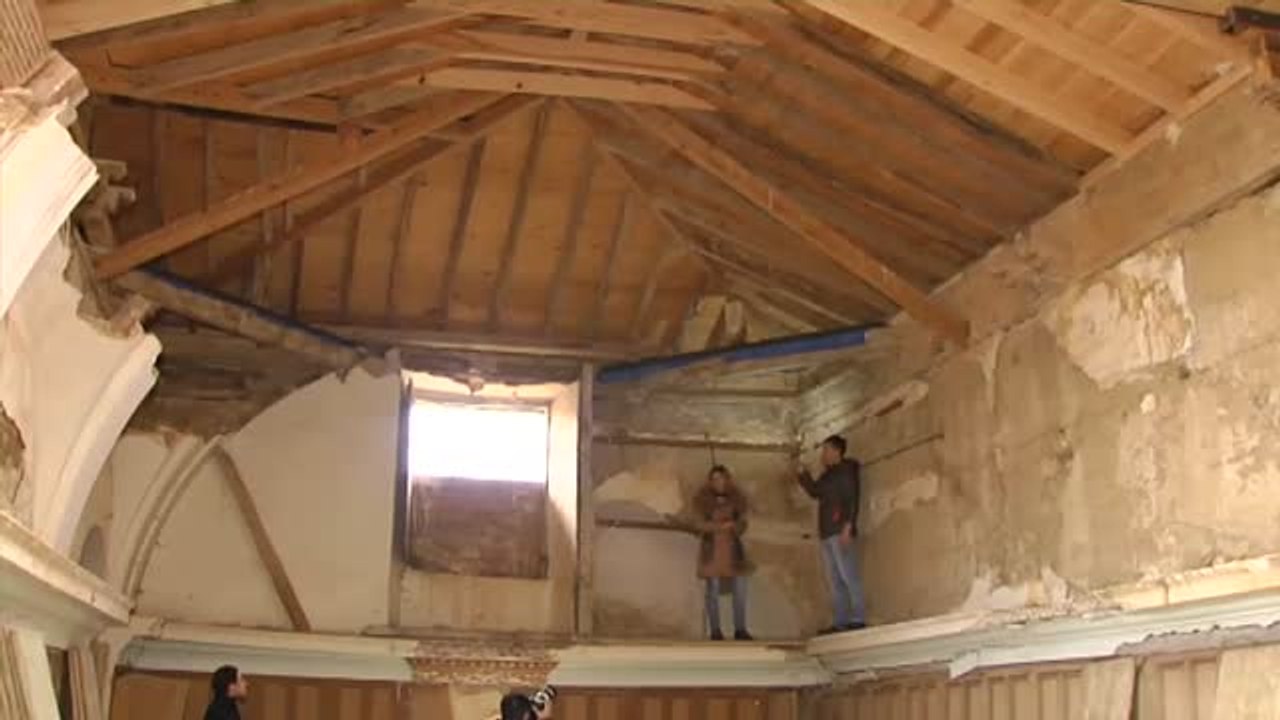 El artesonado del convento de un pueblo de Valladolid aparece en una mansión de California