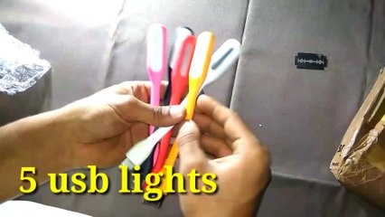 Unboxing usb lights | purchase from Amazon