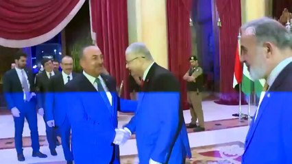 Çavuşoğlu, Filistinli mevkidaşı Al Maki ile görüştü