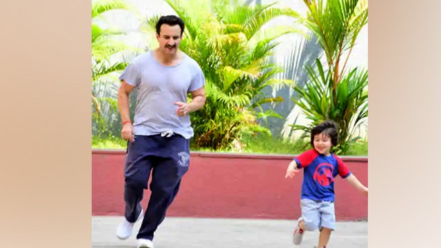 Taimur Ali Khan Enjoys Morning Walk In Mumbai With Father Saif Ali Khan | Boldsky