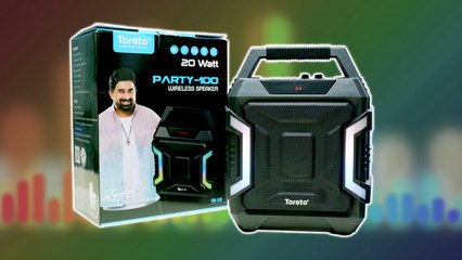 Toreto Party 100 Wireless SpeakersWith Karaoke Mic Review