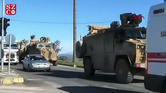 TSK, Suriye sınırına askeri sevkiyat gerçekleştirdi