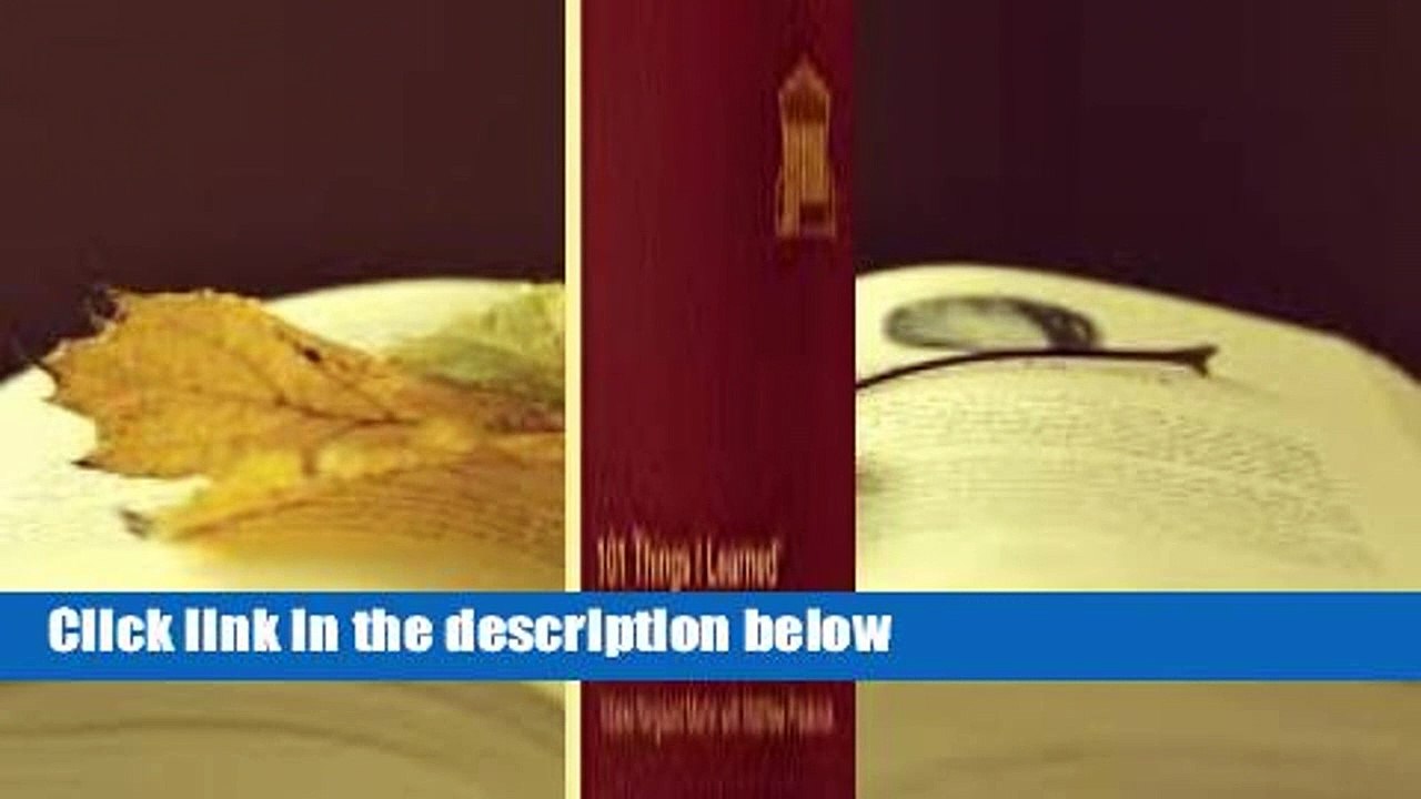 Full version  101 Things I Learned in Law School  Review