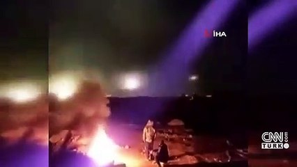 Son dakika... İdlib'deki hedefler böyle vuruldu