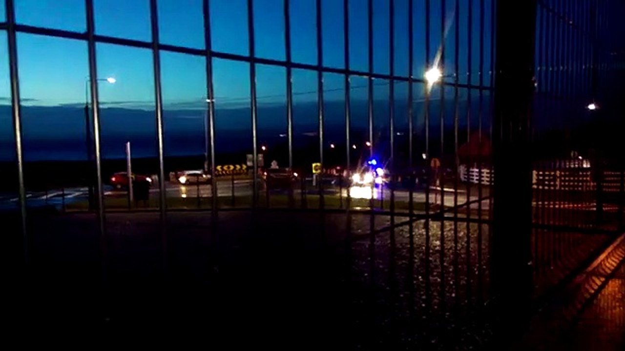 Gardai redirecting traffic after serious traffic collision in Donegal