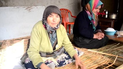 Kütahya hasır dokuma sanatını yaşatmaya çalışıyor