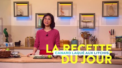 Canard laqué aux litchis