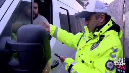 İstanbul Polisi servis denetiminde