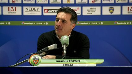 La réaction de Christophe Pelissier après Sochaux - FC Lorient (0-4) 19-20