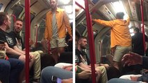 Un homme crie dans le métro et se fait éjecter