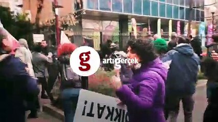 Kızılay protestosuna saldırı: 5 gözaltı