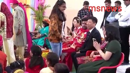 मन्दसौर के सत्यार्थ का चीन की युवती जीहाओ से हुआ विवाह