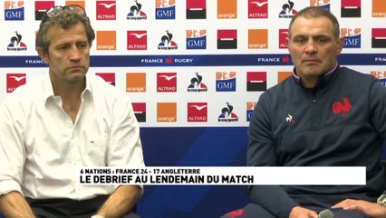 Fabien Galthié et Raphaël Ibañez reviennent sur France - Angleterre
