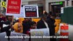 Anti-CAA-NRC Protesters in Washington DC Say Indian Embassy Tried to Thwart Rally | The Quint
