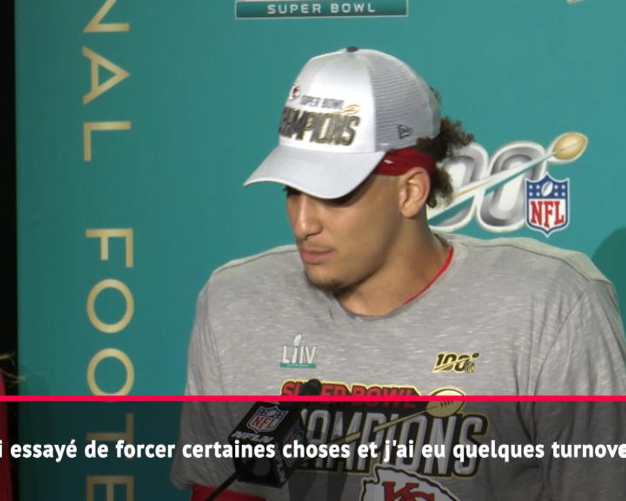 Super Bowl LIV - Mahomes : "Les gars ont cru en moi"