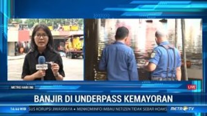 Banjir di Underpass Kemayoran Ditargetkan Surut Malam Ini