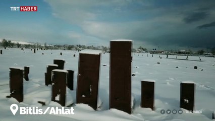 Tarihi kent Ahlat’tan kartpostallık manzaralar