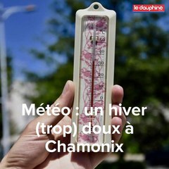 L'info en moins d'une minute : un hiver (trop) doux à Chamonix