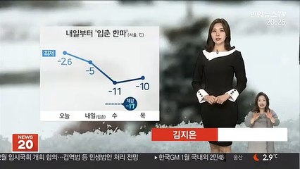 [날씨] 내일 입춘, 오후부터 눈…강원·경북 한파특보