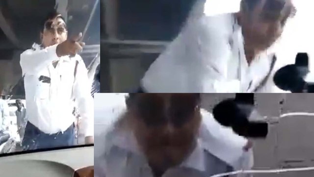 Man Drags Traffic police in his Car's Bonnet | Traffic Police | Delhi | Oneindia Kannada