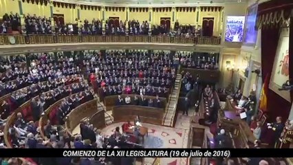 Hace cuatro años Podemos no aplaudía en la apertura de la legislatura