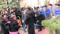 Kızılay’ın Ensar Vakfı’na para aktarmasını protesto eylemine  polis müdahalesi