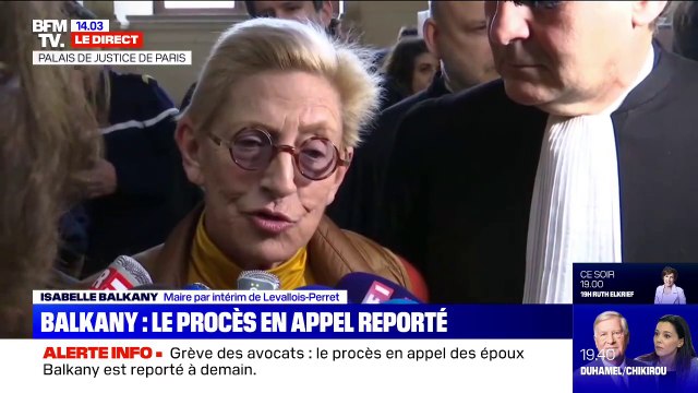 Mon ultime combat, c'est de sauver mon mari, parce qu'il est en danger Isabelle Balkany s'exprime sur le report du procès en appel de Patrick Balkany