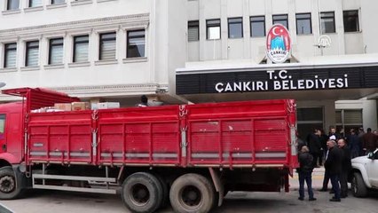 Çankırı'dan Elazığ ve Malatya'daki depremzedelere yardım