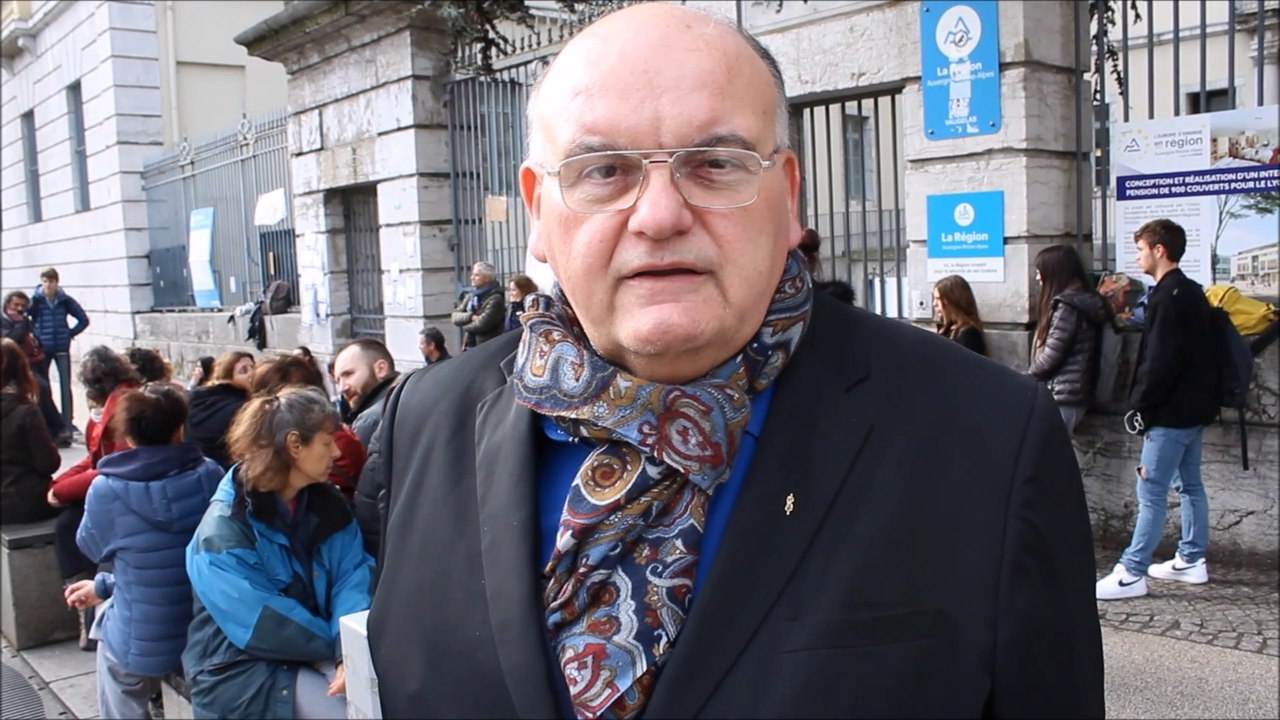 CHAMBERY | Réforme du bac : des profs en grève au lycée Vaugelas (03/02/2020)