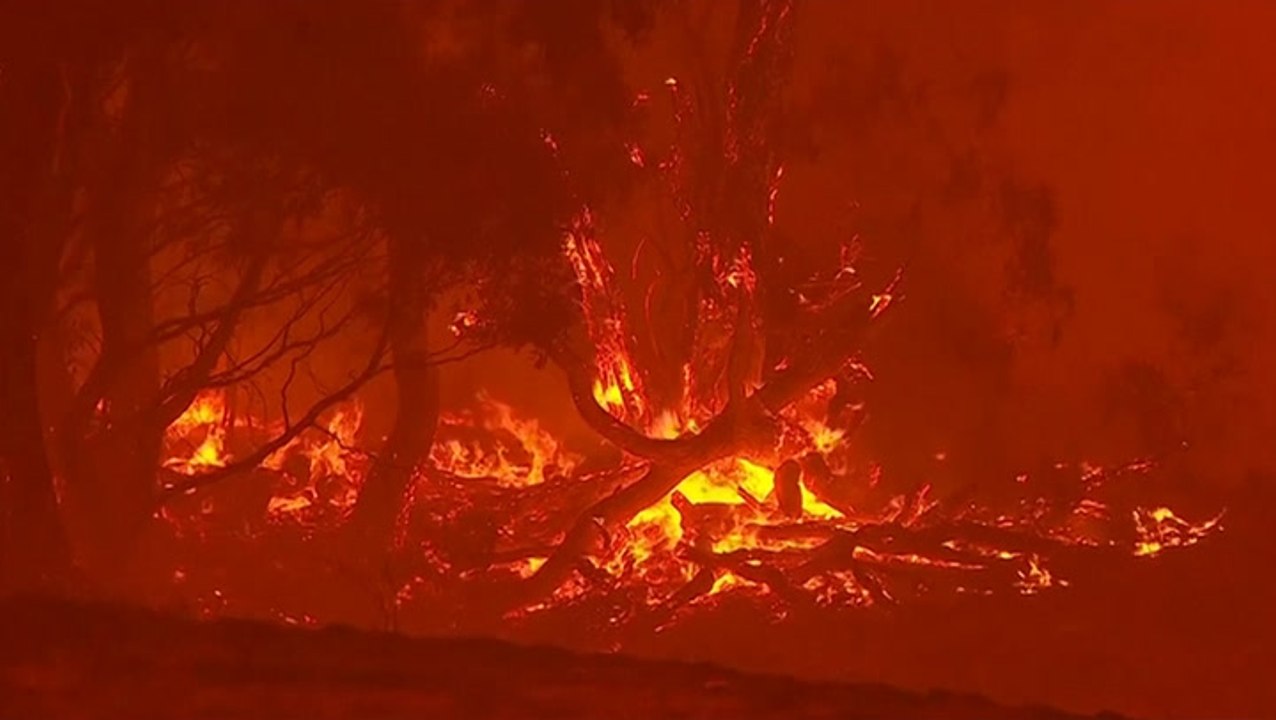 Conditions worsen as strong winds fuel wildfires