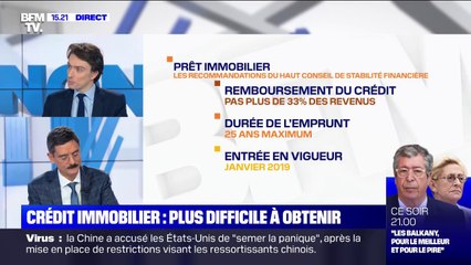 Crédit immobilier : les conditions se durcissent