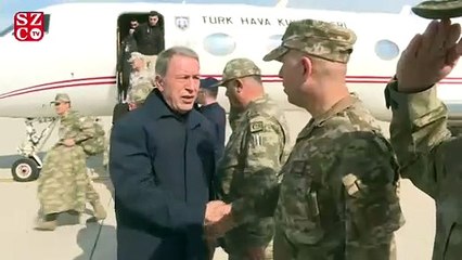 Bakan Akar ve komutanlar Hatay'da