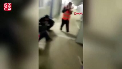Çin'de virüsle mücadele için inşa edilen hastaneden görüntüler paylaşıldı