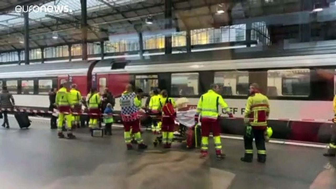 Zugunfall am Bahnhof Luzern: 12 Personen verletzt