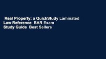 Real Property: a QuickStudy Laminated Law Reference  BAR Exam Study Guide  Best Sellers Rank : #3