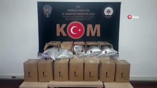 Denizli’de 131 şişe kaçak içki ve 256 litre sahte alkol ele geçirildi