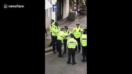 Soho streets empty after police evacuate over suspected WWII bomb