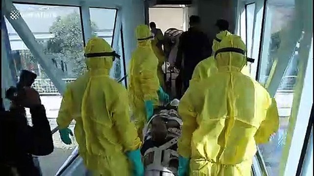 Indonesian officials begin transport training exercises to prepare for residents arriving from Wuhan