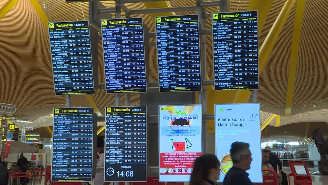 Se restablecen de forma gradual las operaciones en Barajas