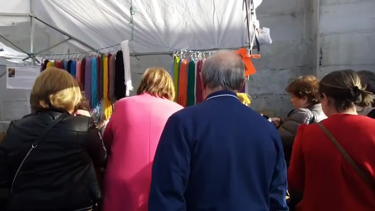 Bendición de los cordones de San Blas en la Iglesia de San Nicolás