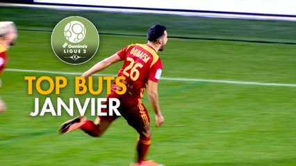 Top Buts Domino's Ligue 2 - Janvier (saison 2019/2020)