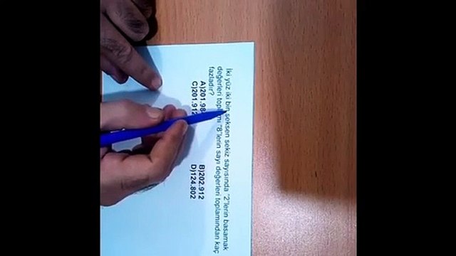 4. Sınıf Dogal Sayılar Ornek Soru Cozumleri 2