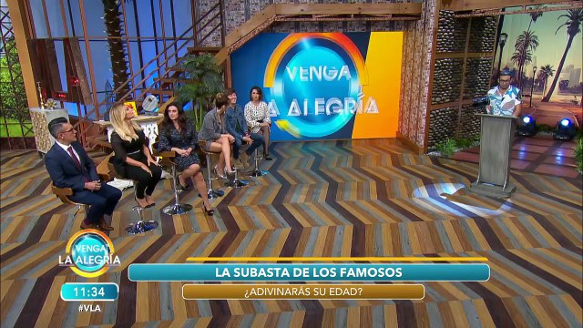 ¿Nuestros conductores lograrán atinarle a la edad de estos famosos en la Subasta? | Venga La Alegría